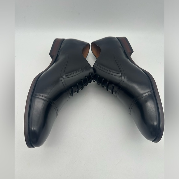 BRAND NEW Desai Classic Oxford Black Leather Dress Shoes, Mens EU 44, US 11 - Picture 6 of 8